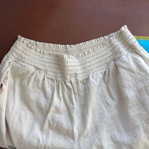 Ellen Tracy Linen wide leg pants
